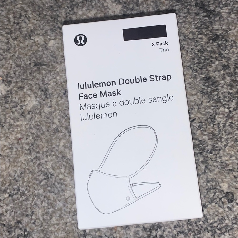 LULULEMON double strap face mask